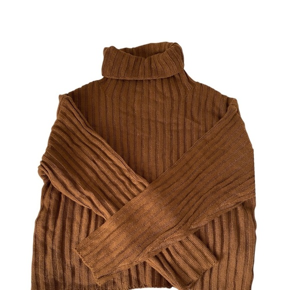 Relaxiva 2pcs Set: Solid Color Turtleneck Sweater And Skirt - Picture 5 of 10